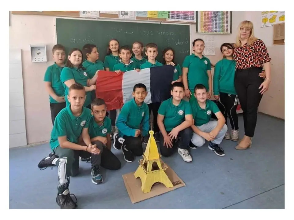 Час по француски јазик во 4 одделение