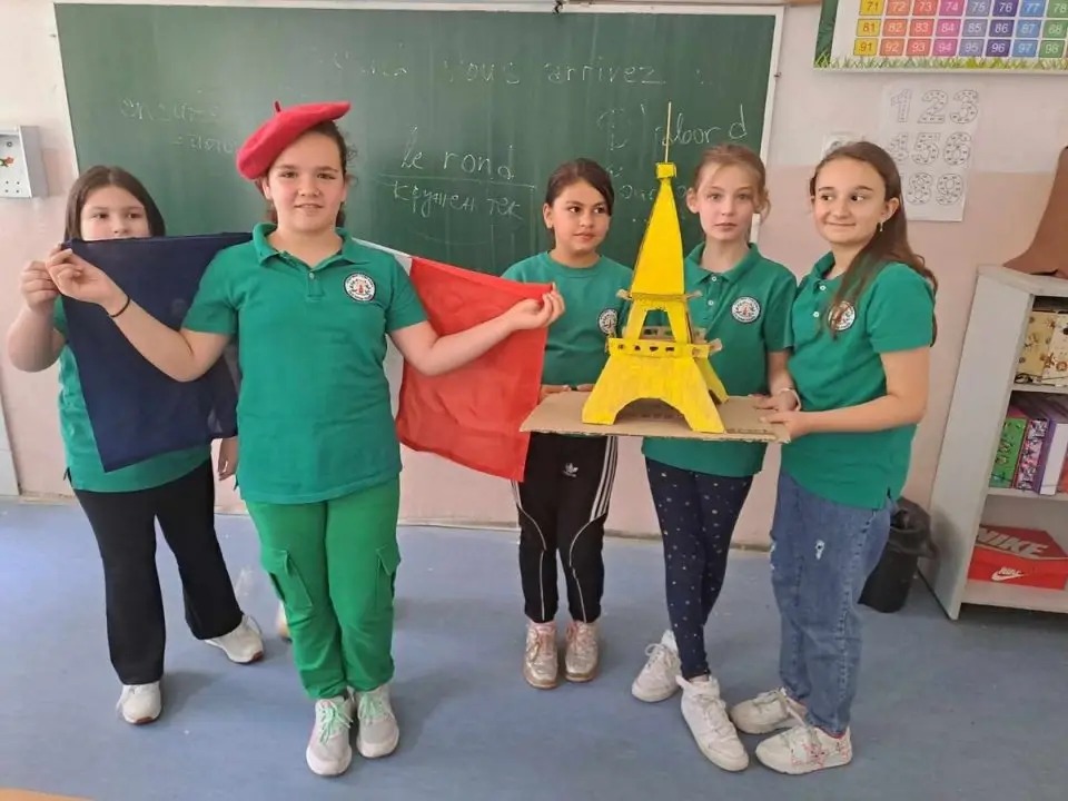 Час по француски јазик во 4 одделение