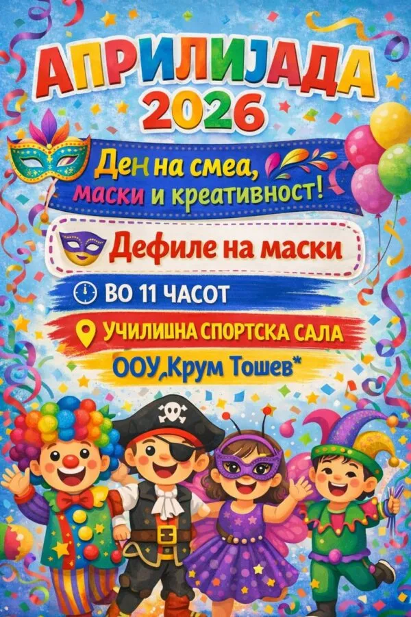 АПРИЛИЈАДА 31 03 2026 01