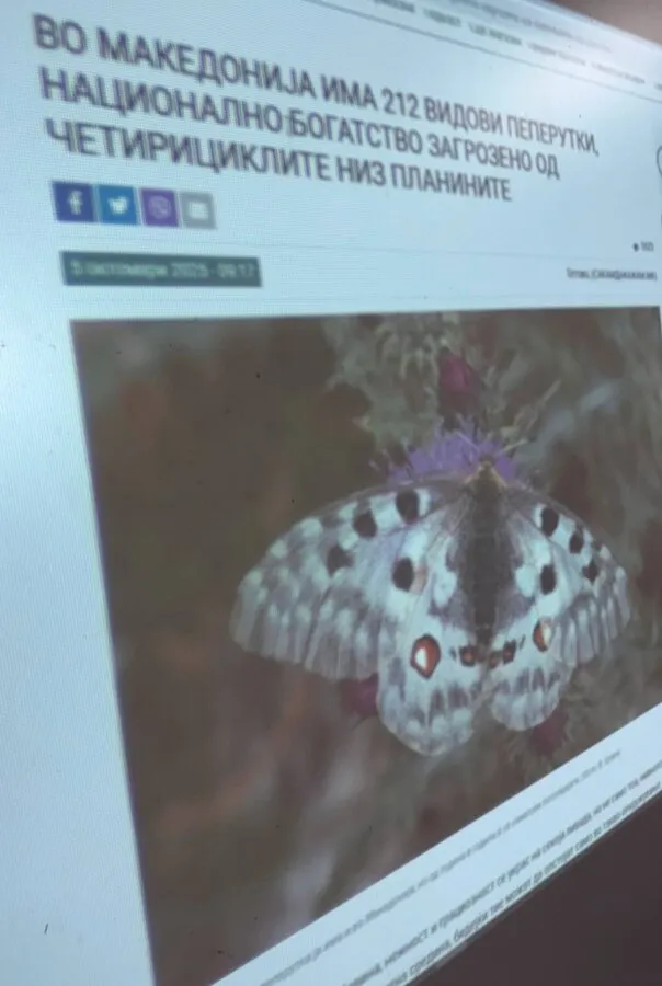 Одбележување на Светски ден на пеперутките