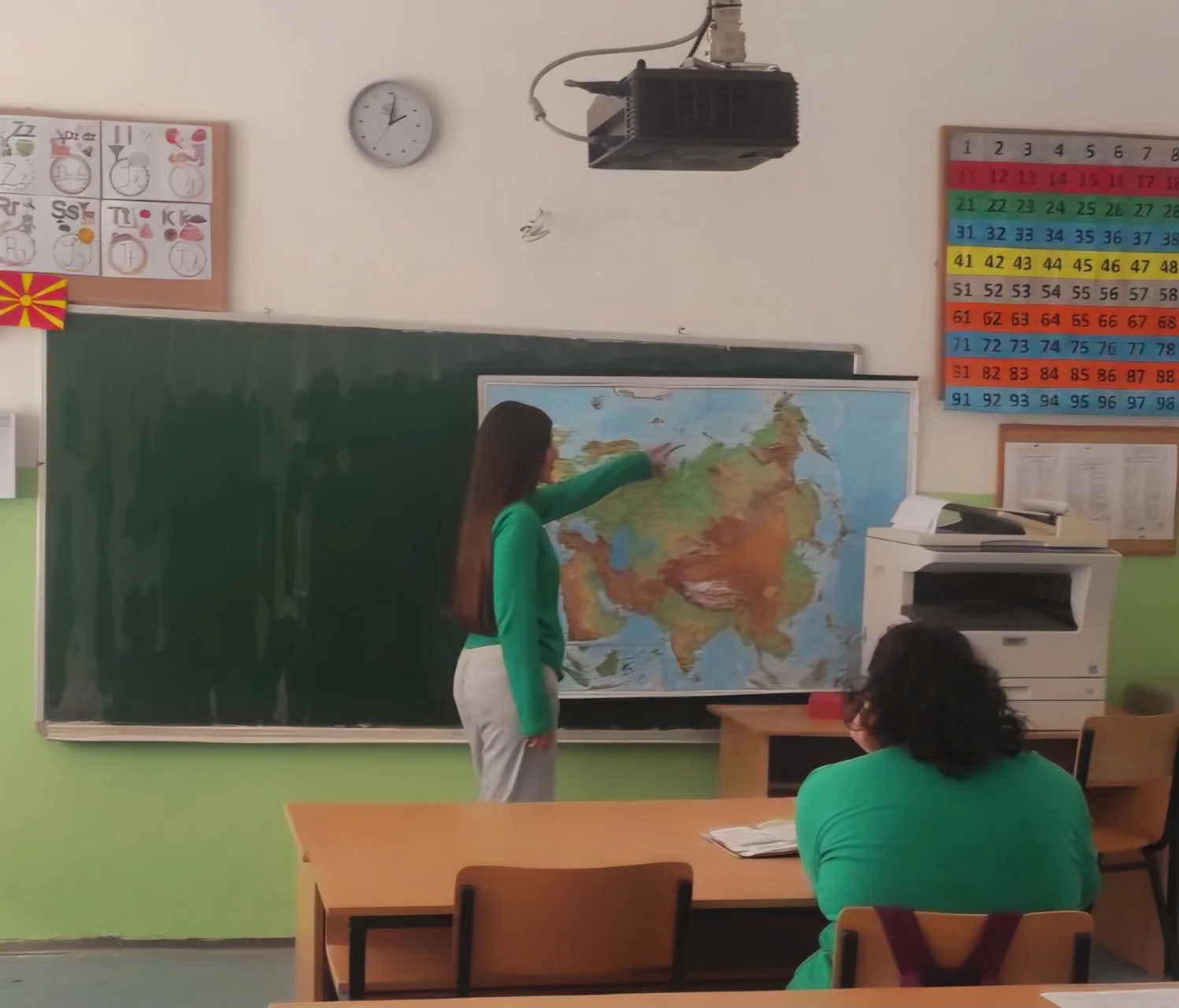 Нашите ученици во улога на наставници!